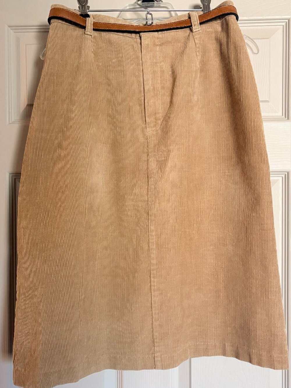 Vintage Calf Length Corduroy Skirt